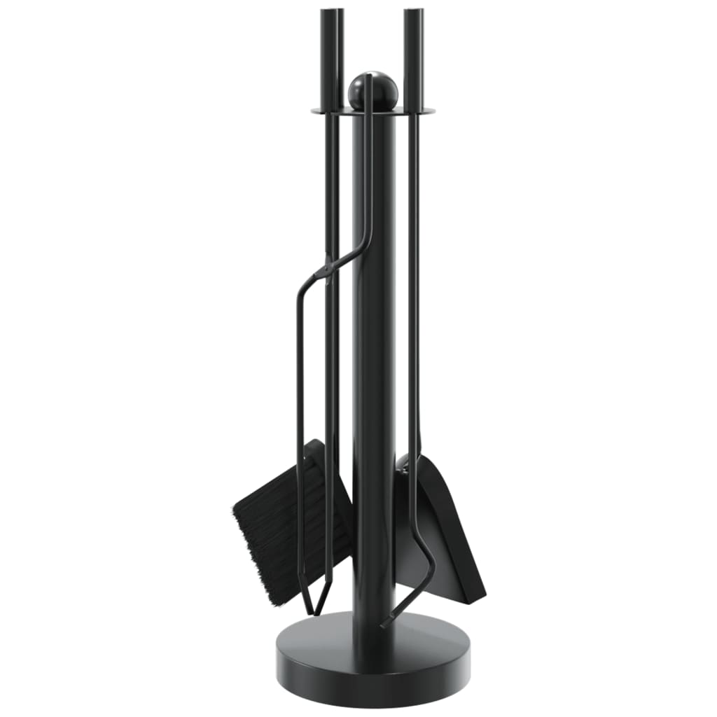Conjunto de ferramentas para lareira de 5 peças 18x56 cm aço