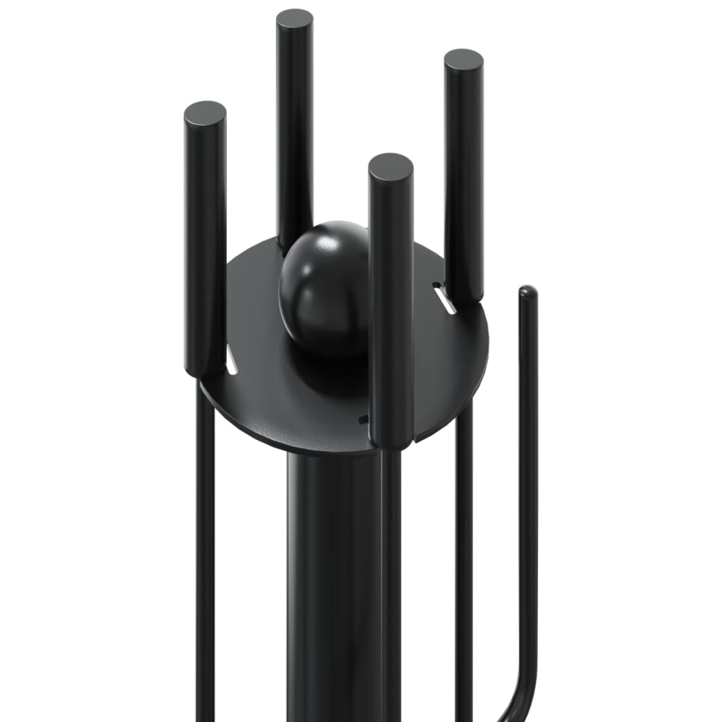 Conjunto de ferramentas para lareira de 5 peças 18x56 cm aço