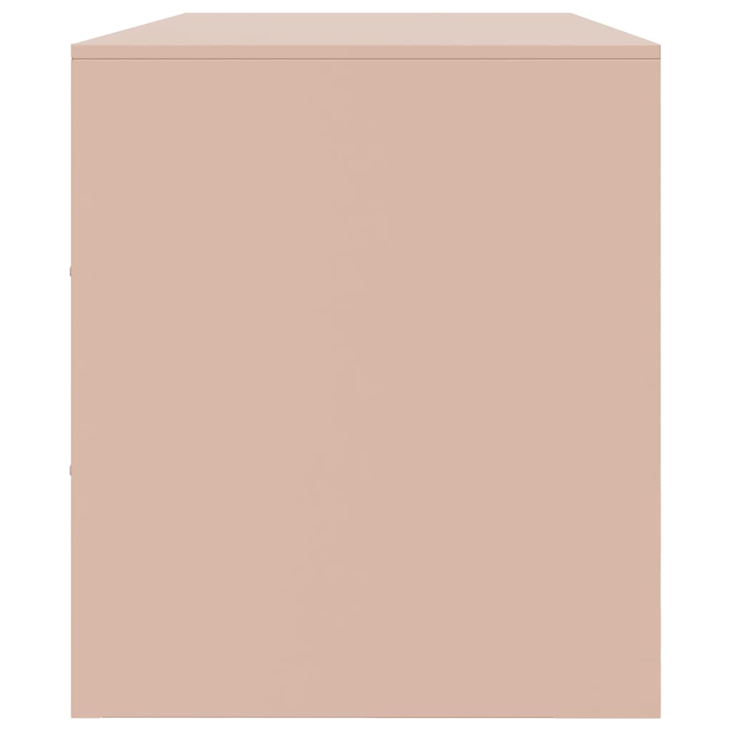 Móvel de TV aço rosa