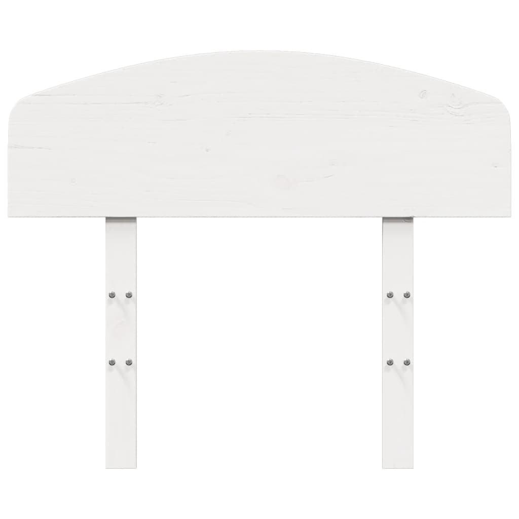 Cabeceira 90 cm madeira de pinho maciça branco