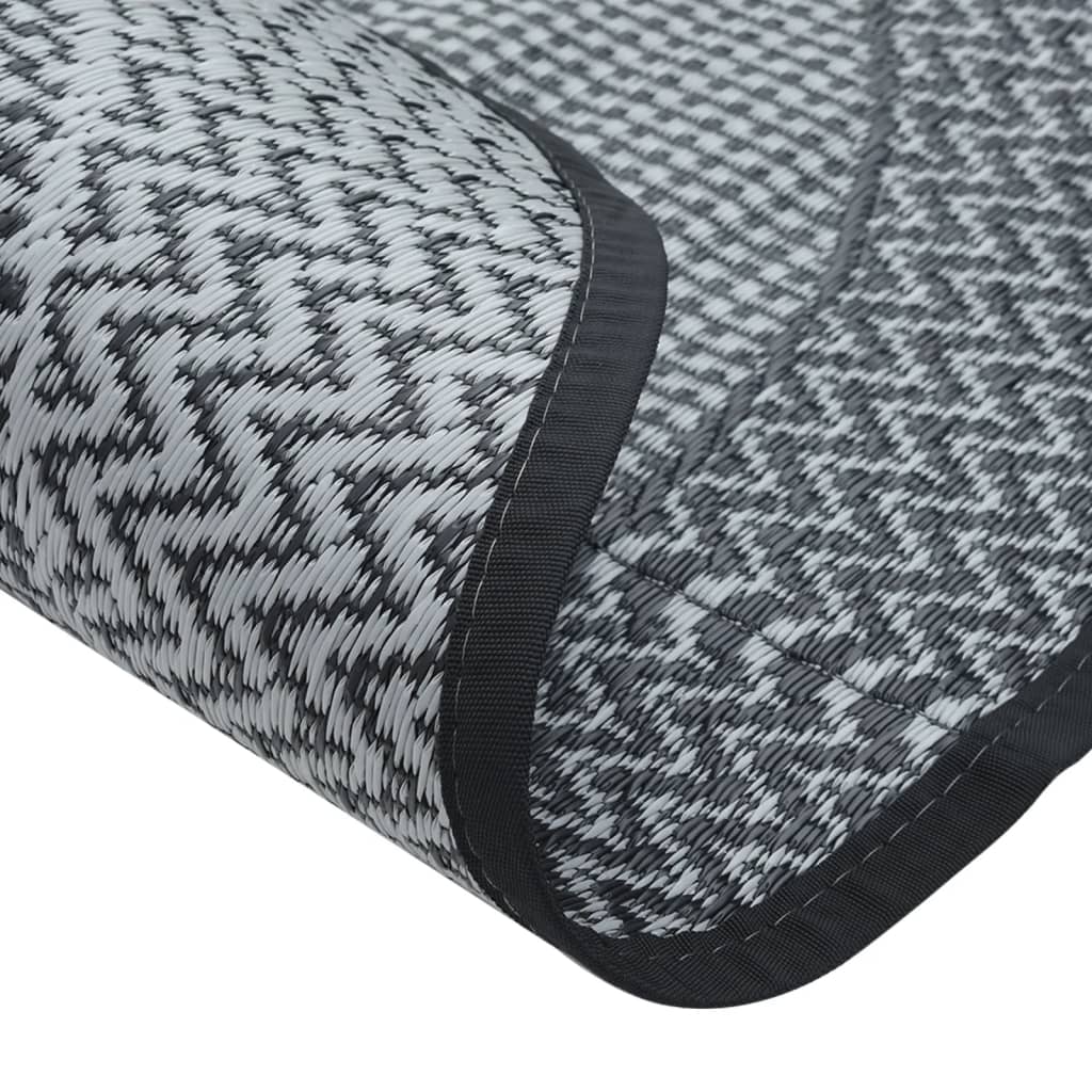 Tapete de exterior Ø200 cm ARAKIL PP cinzento