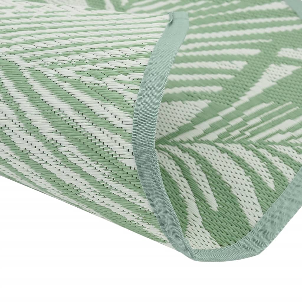 Tapete de exterior Ø120 cm ARAKIL PP Verde