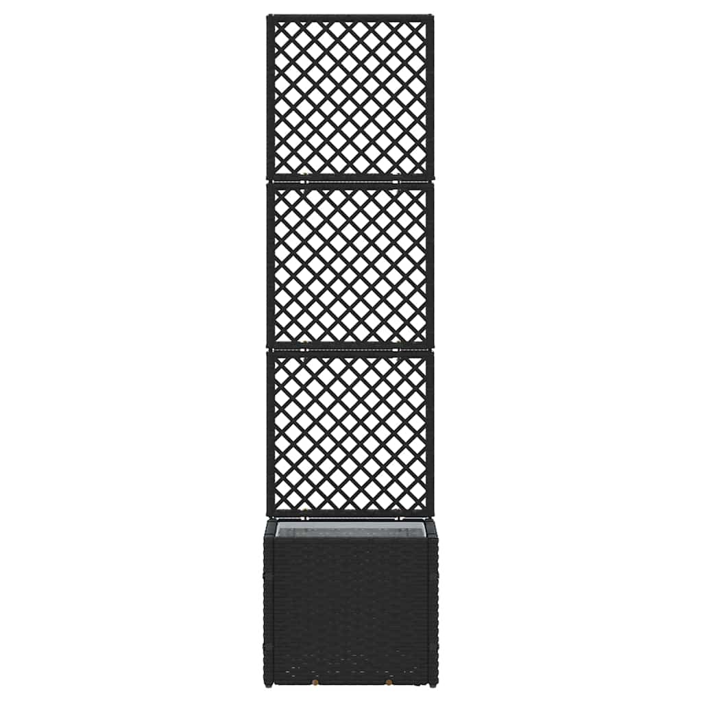 Floreira Preto 35 x 30 x 135 cm Metal