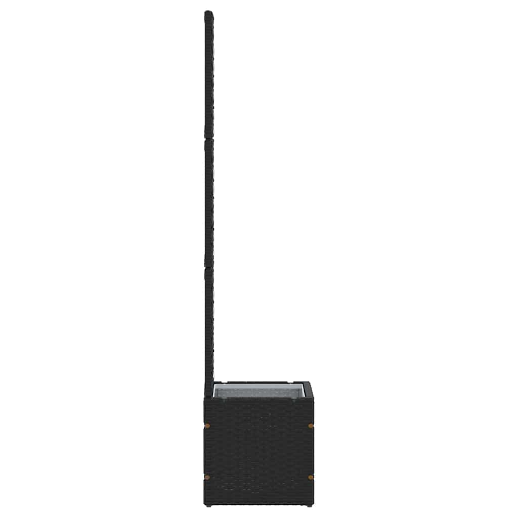 Floreira Preto 35 x 30 x 135 cm Metal