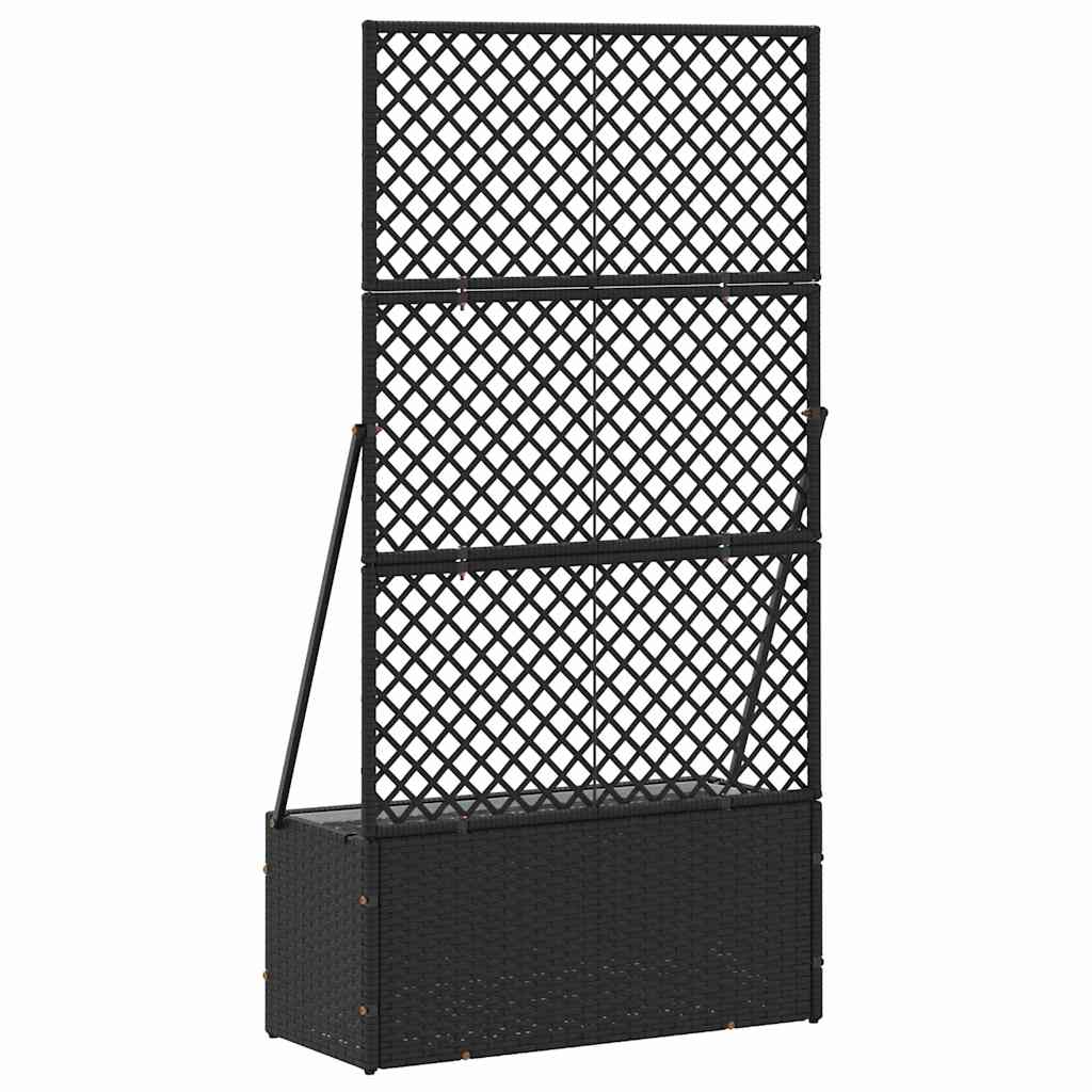 Floreira Preto 70 x 30 x 135 cm Metal