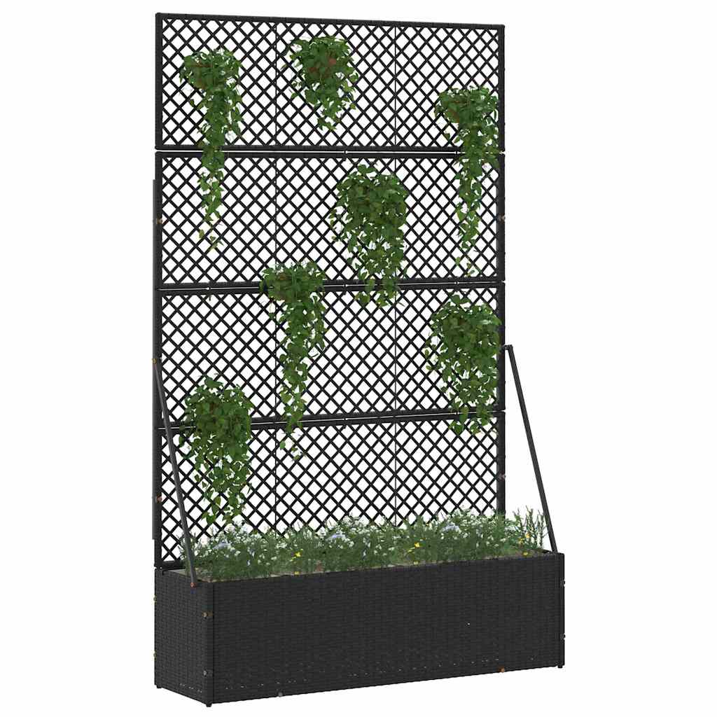Floreira Preto 105 x 30 x 170 cm Metal