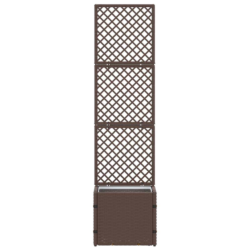 Floreira Castanho 35 x 30 x 135 cm Metal