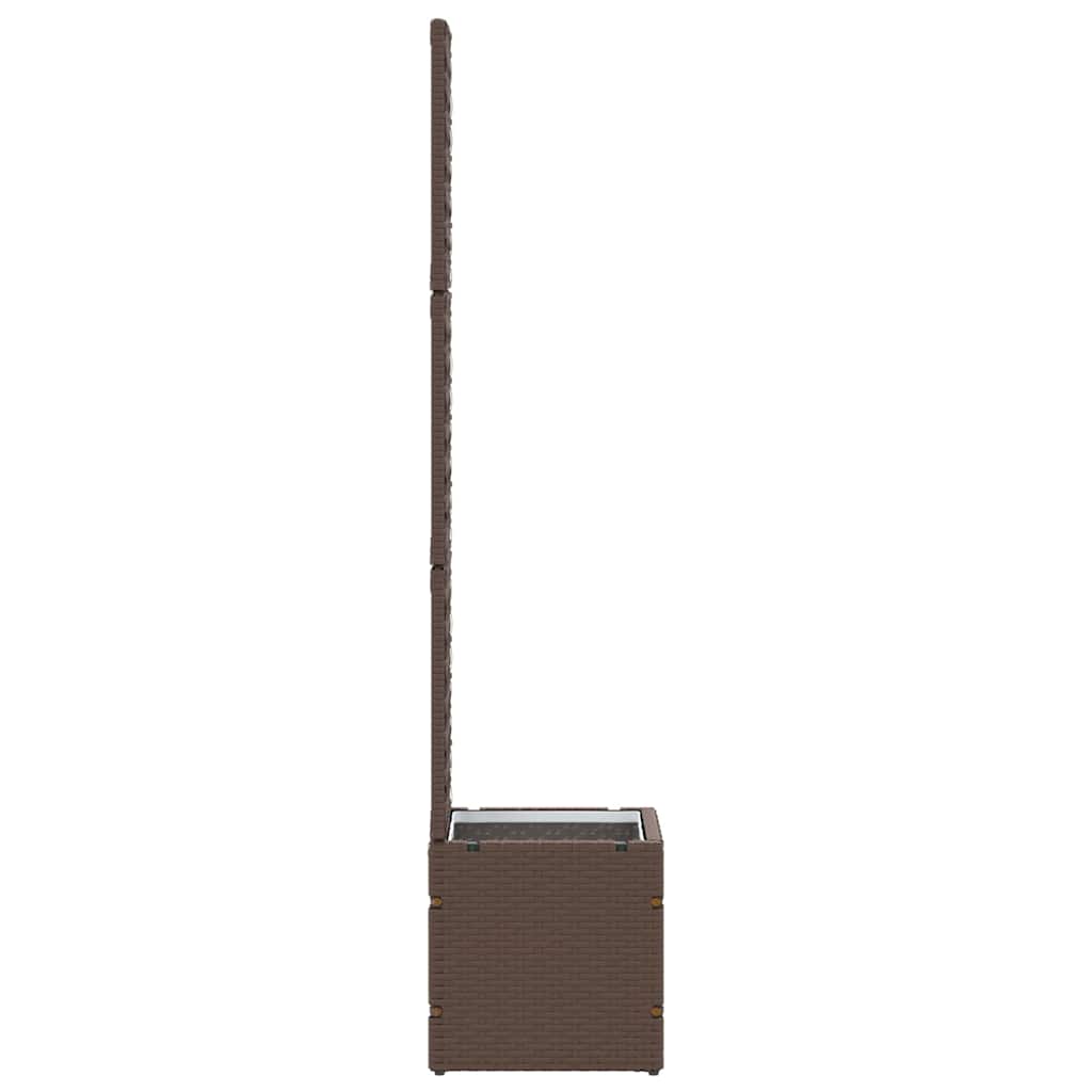 Floreira Castanho 35 x 30 x 135 cm Metal