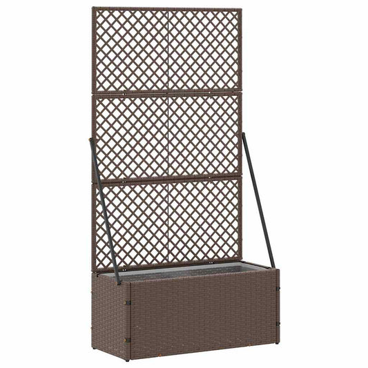 Floreira Castanho 70 x 30 x 135 cm Metal