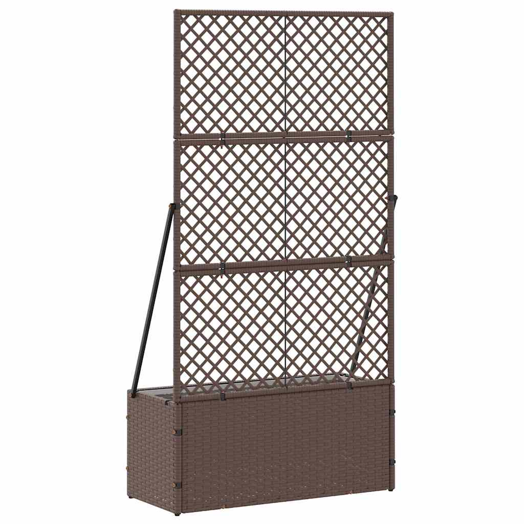 Floreira Castanho 70 x 30 x 135 cm Metal