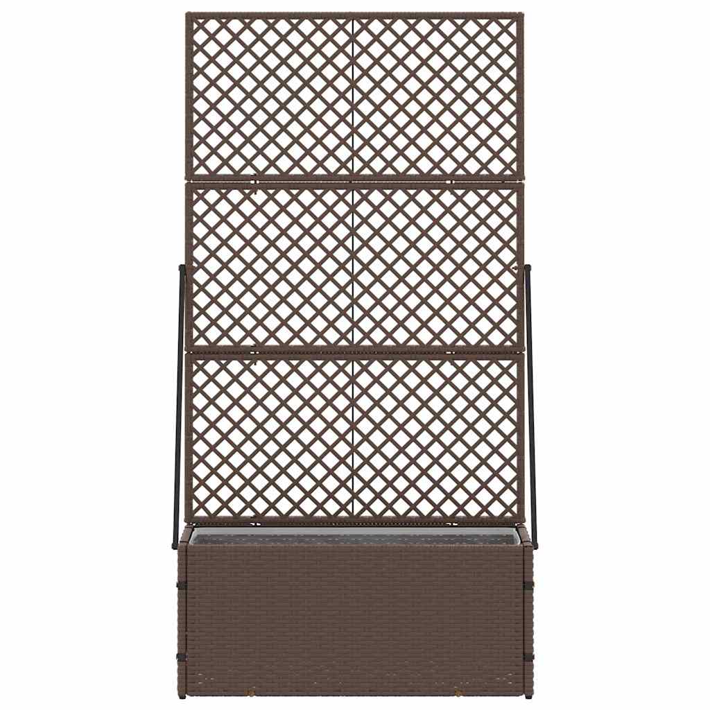 Floreira Castanho 70 x 30 x 135 cm Metal