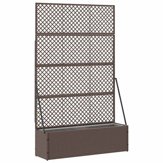 Floreira Castanho 105 x 30 x 170 cm Metal