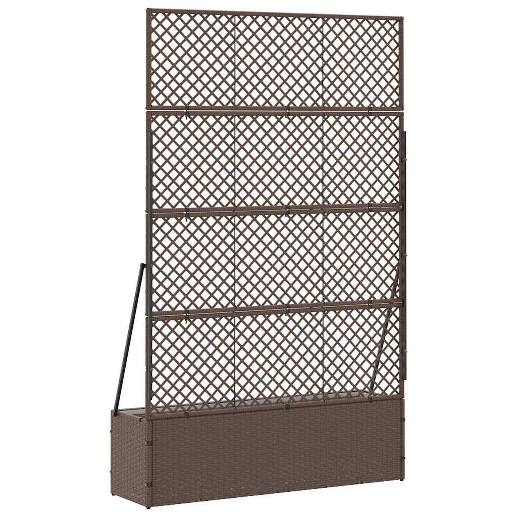 Floreira Castanho 105 x 30 x 170 cm Metal