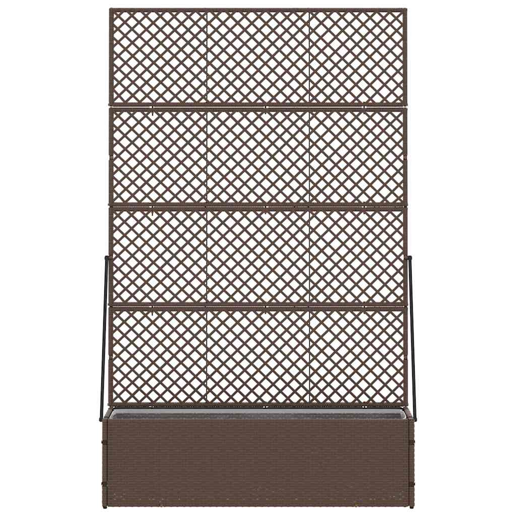 Floreira Castanho 105 x 30 x 170 cm Metal