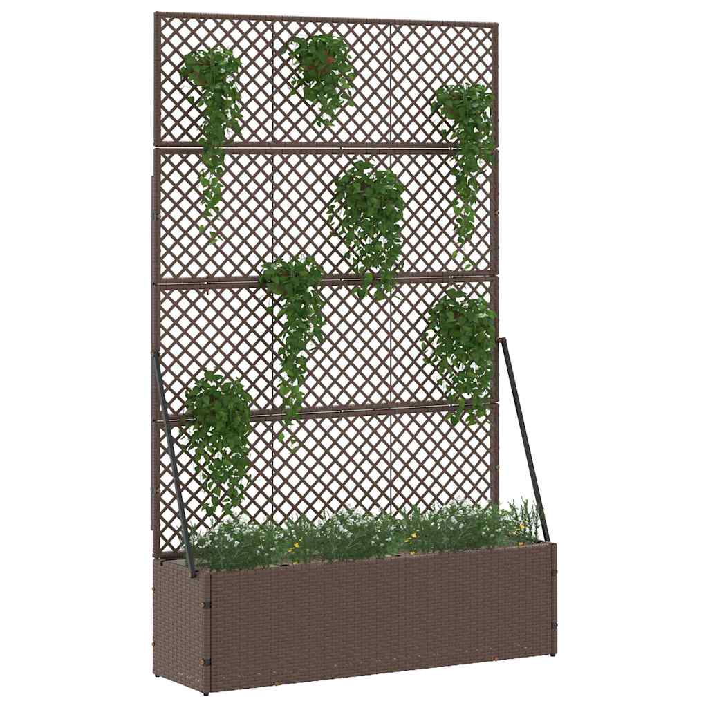 Floreira Castanho 105 x 30 x 170 cm Metal
