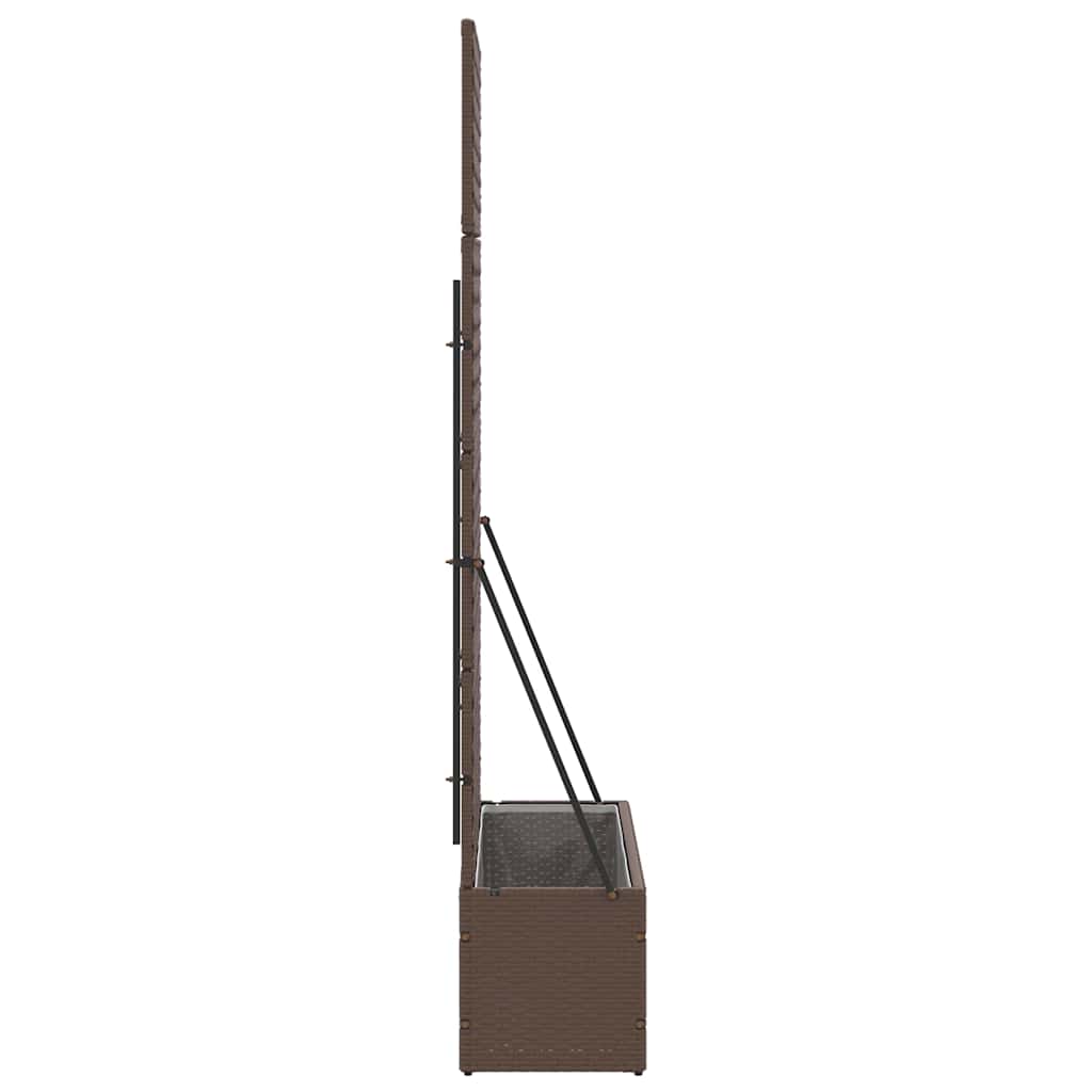 Floreira Castanho 105 x 30 x 170 cm Metal