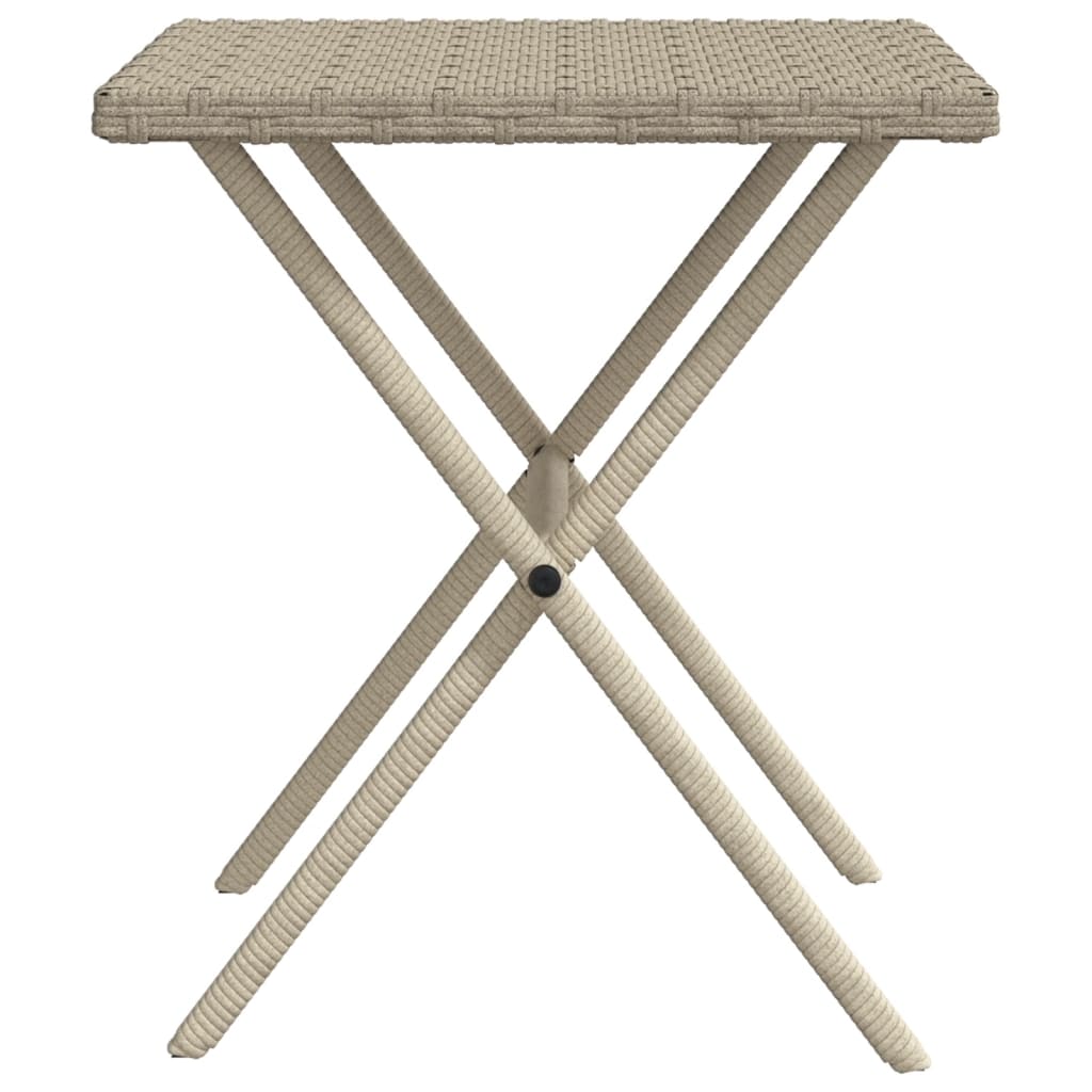 Espreguiçadeiras com mesa 2 pcs vime PE cinzento-claro