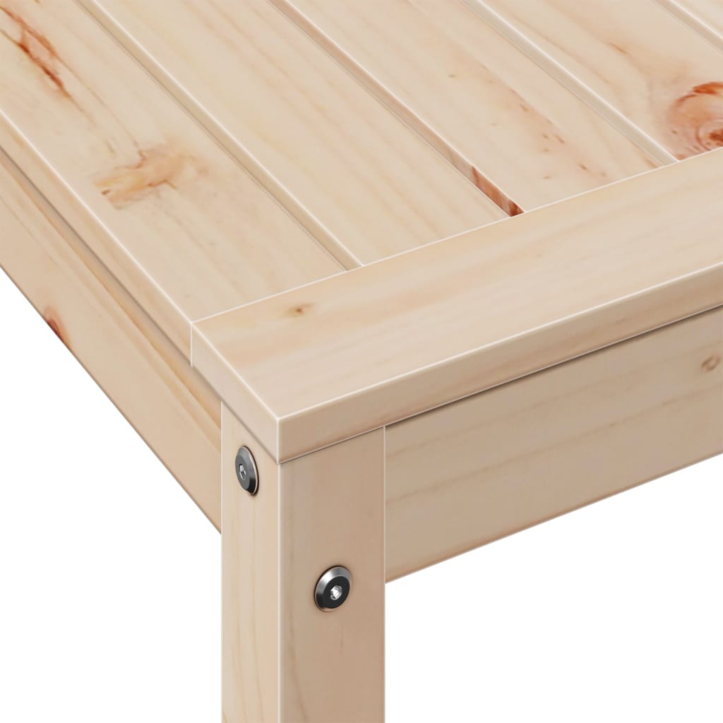 Mesa de jardinagem c/ prateleira 82,5x50x75 cm pinho maciço