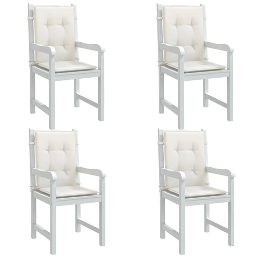 Almofadões lombares p/ cadeiras 4pcs 100x50x4cm mesclado tecido