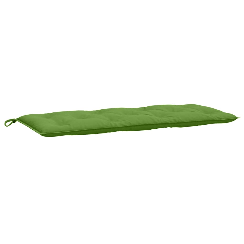 Almofadões banco jardim 2pcs 120x50x7 cm mesclado tecido verde