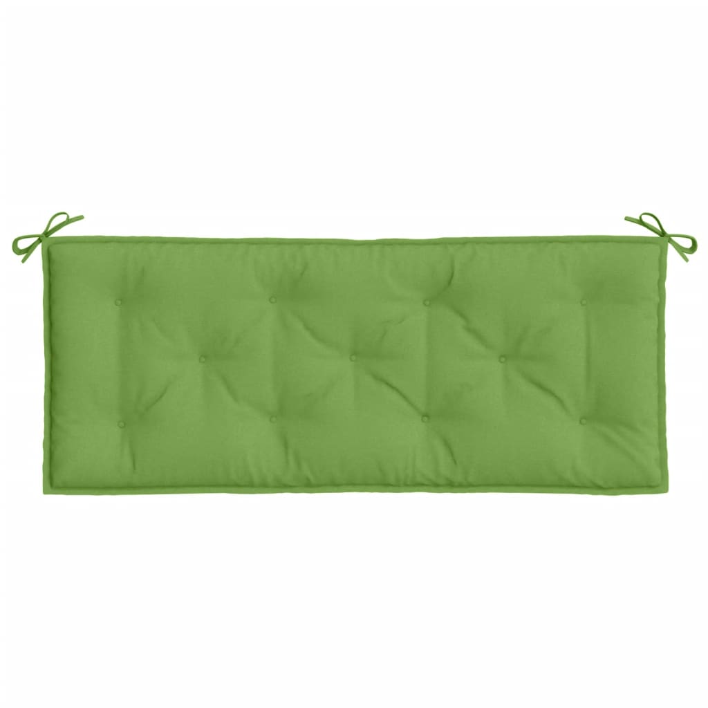 Almofadões banco jardim 2pcs 120x50x7 cm mesclado tecido verde
