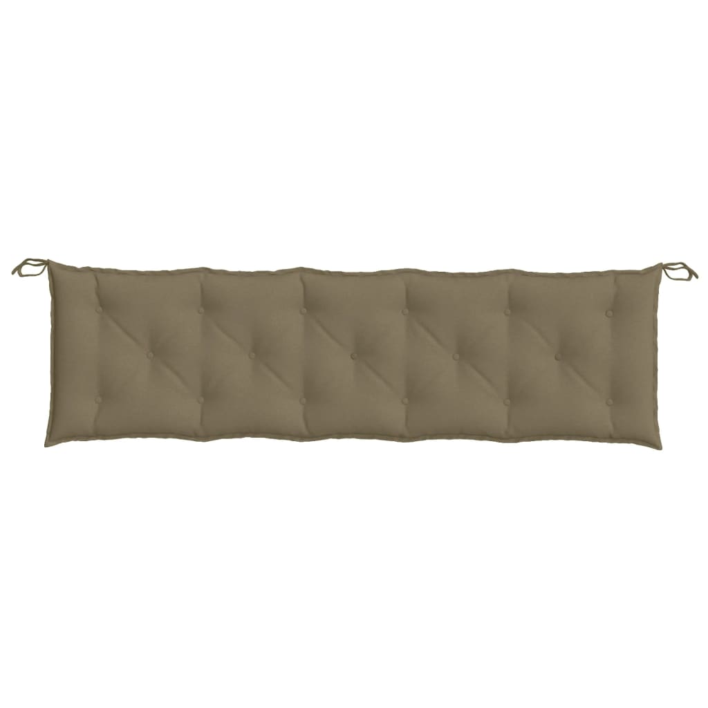 Almofadões banco jardim 2pcs 180x50x7 cm mesclado tecido