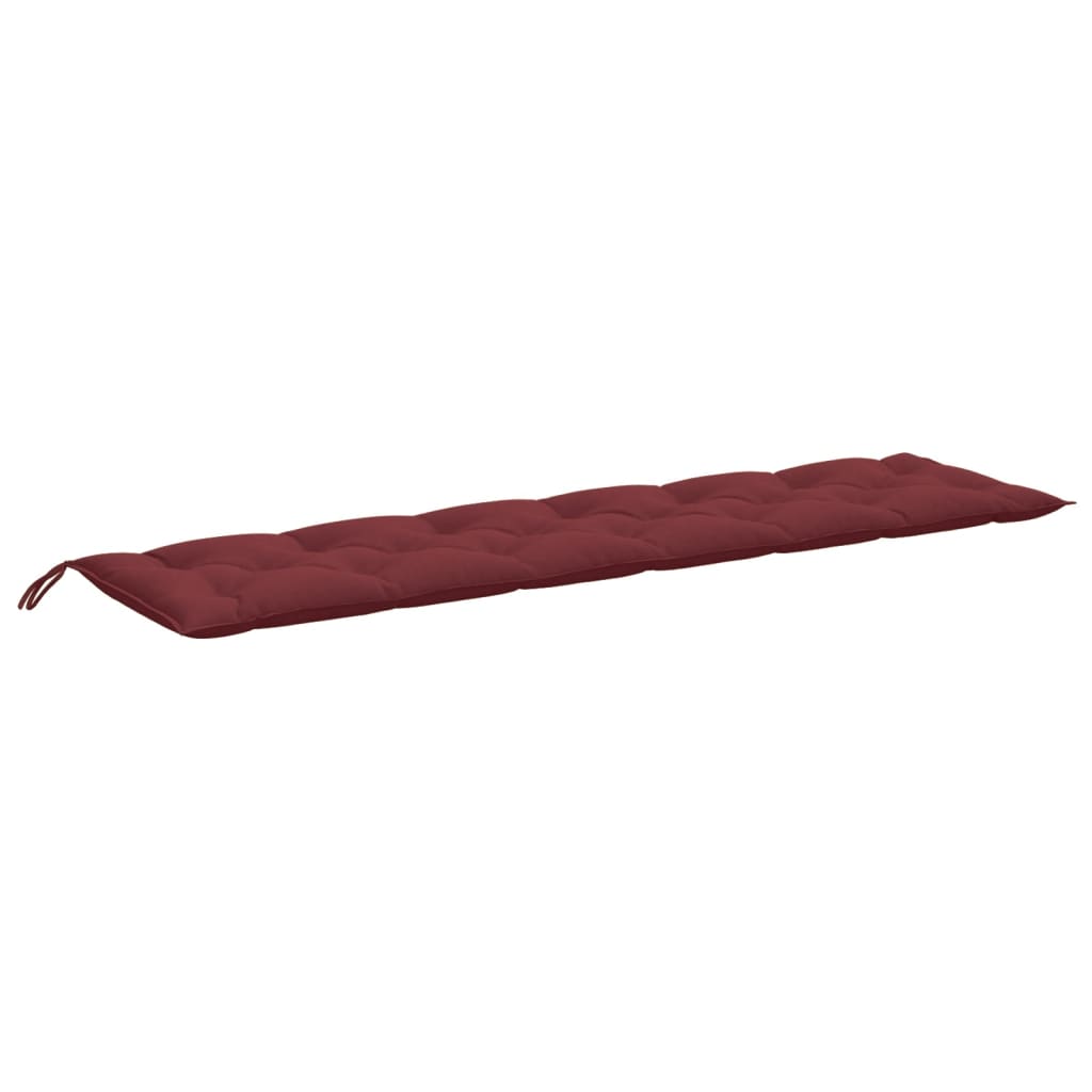 Almofadões banco jardim 2pcs 200x50x7cm mesclado tecido