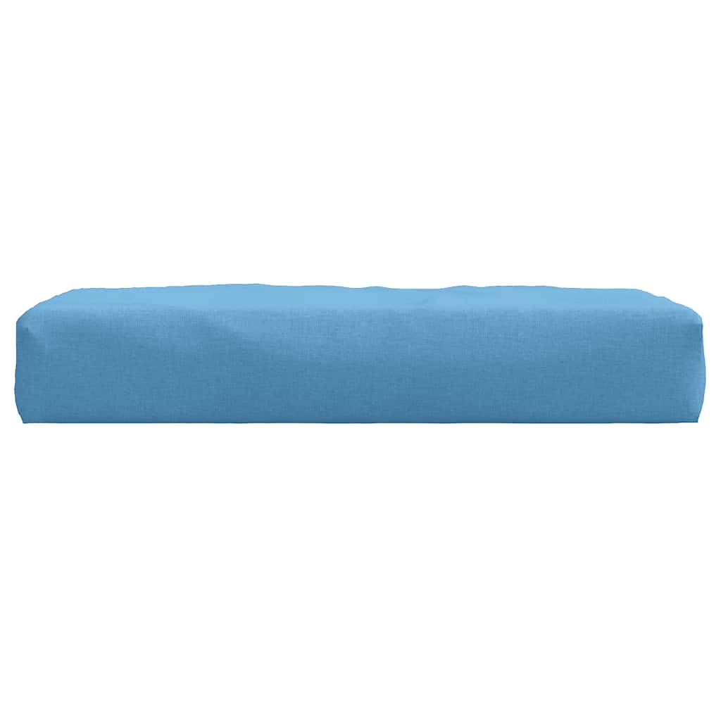 Almofadão p/ paletes 60x60x9,5 cm mesclado tecido azul