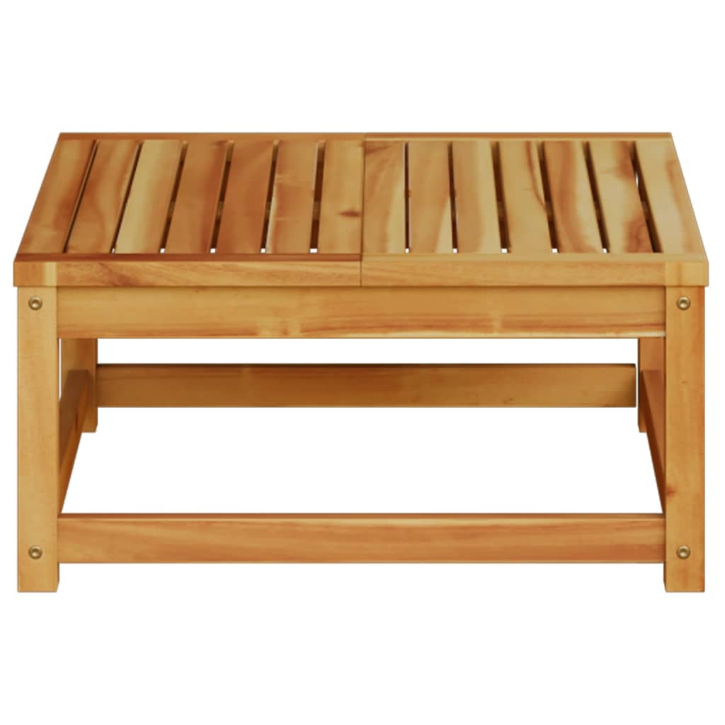 Mesa de jardim 63x63x30 cm madeira de acácia maciça