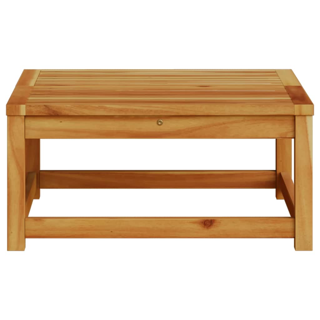 Mesa de jardim 63x63x30 cm madeira de acácia maciça