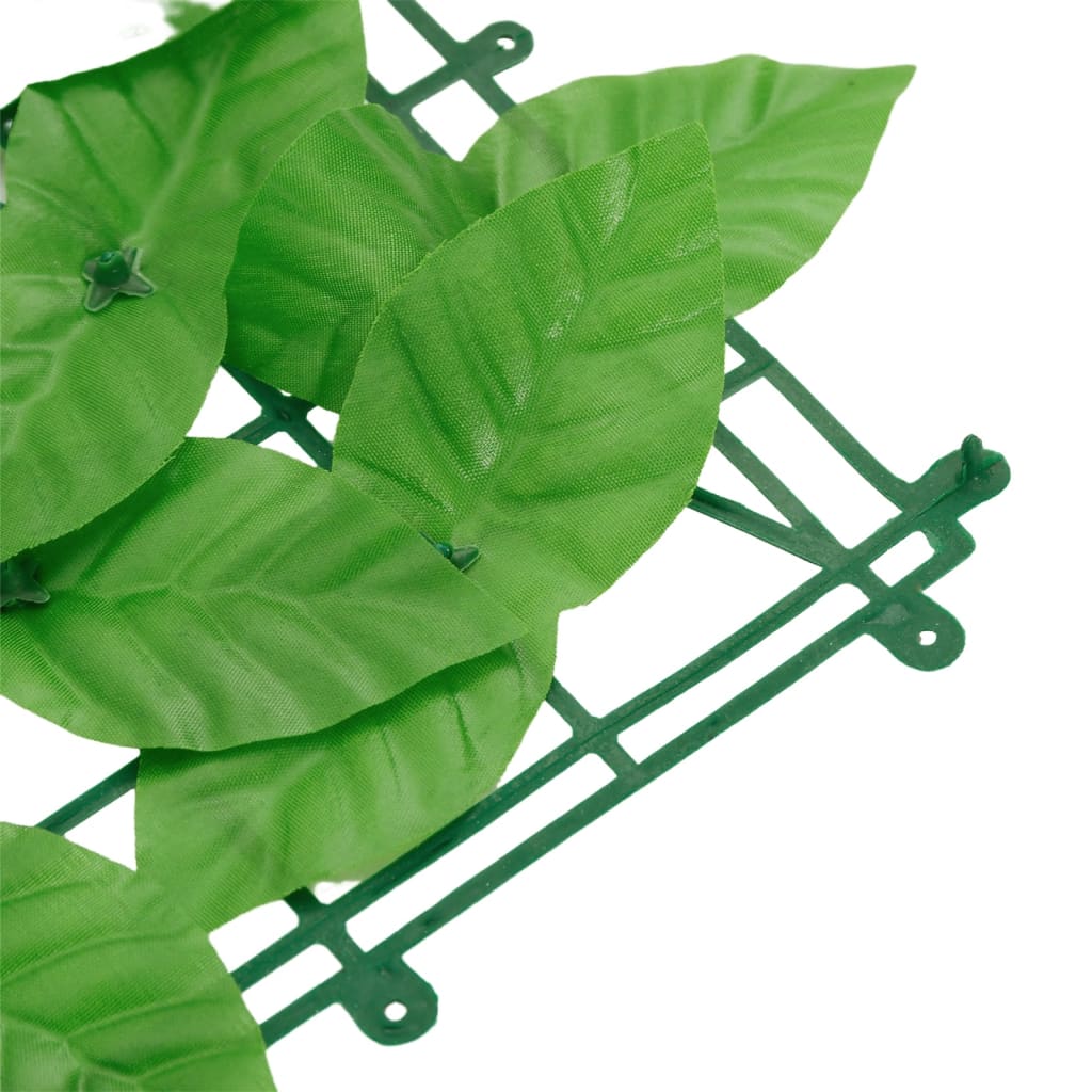 Tela de privacidade p/ varanda c/ folhas 300x150 cm verde