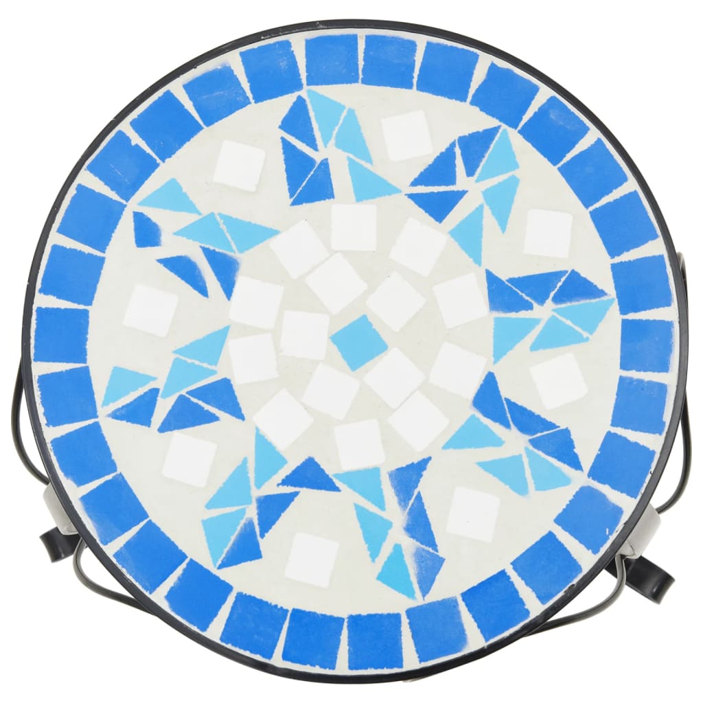 Suportes de plantas 3 pcs cerâmica azul e branco