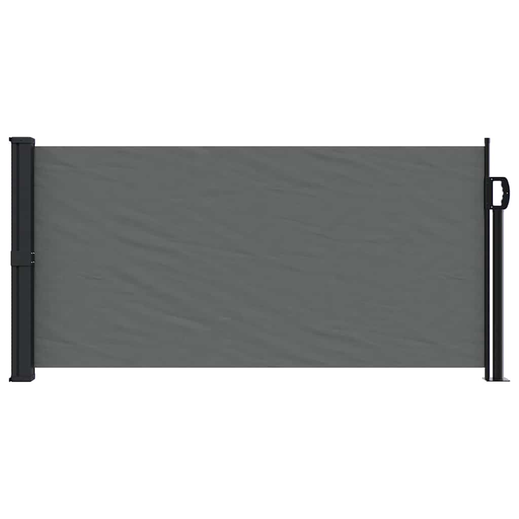 Toldo lateral retrátil antracite 100x300 cm