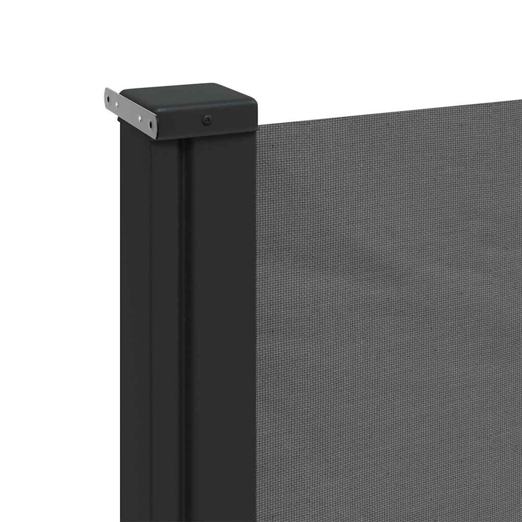 Toldo lateral retrátil antracite 100x300 cm