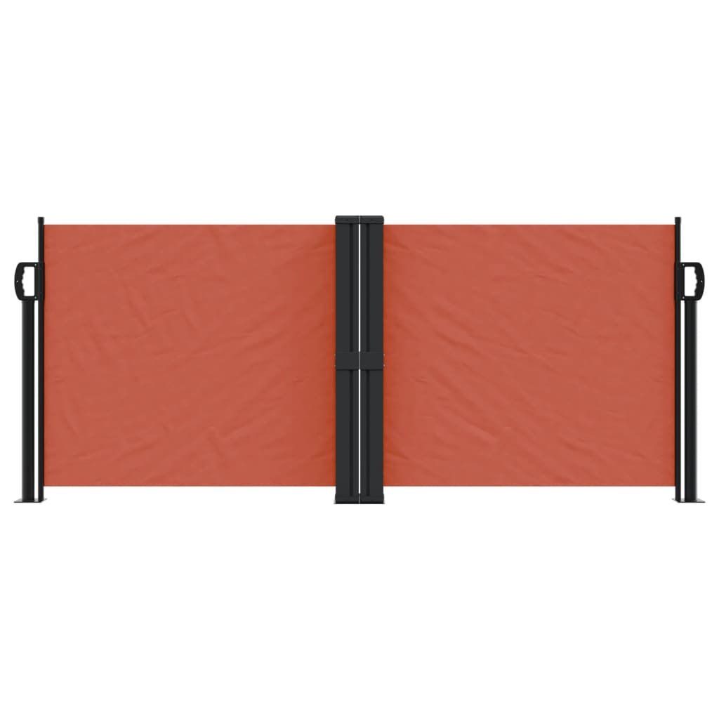 Toldo lateral retrátil 100x600 cm terracotta