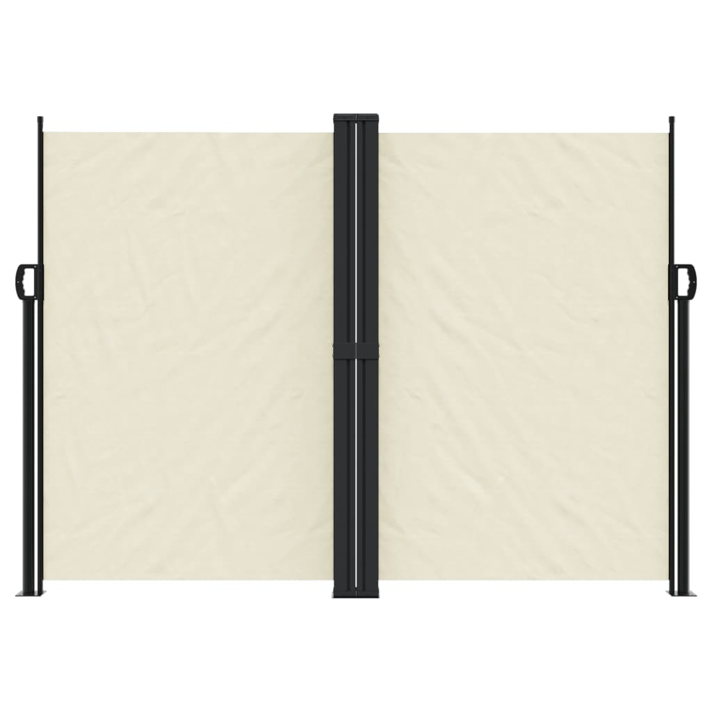 Toldo lateral retrátil 180x600 cm cor creme