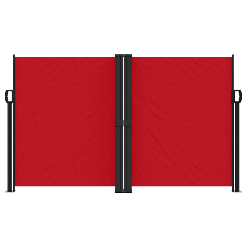 Toldo lateral retrátil 140x1000 cm vermelho