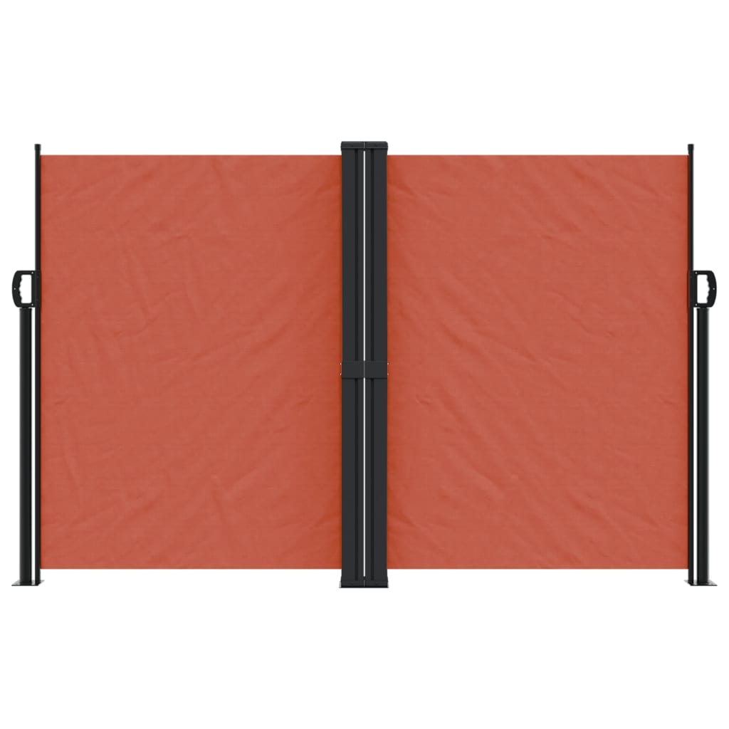 Toldo lateral retrátil 160x1000 cm terracotta