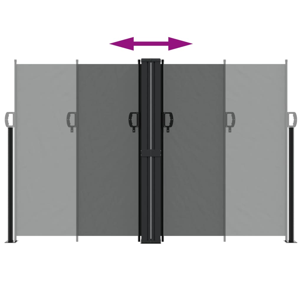 Toldo lateral retrátil 160x1200 cm antracite