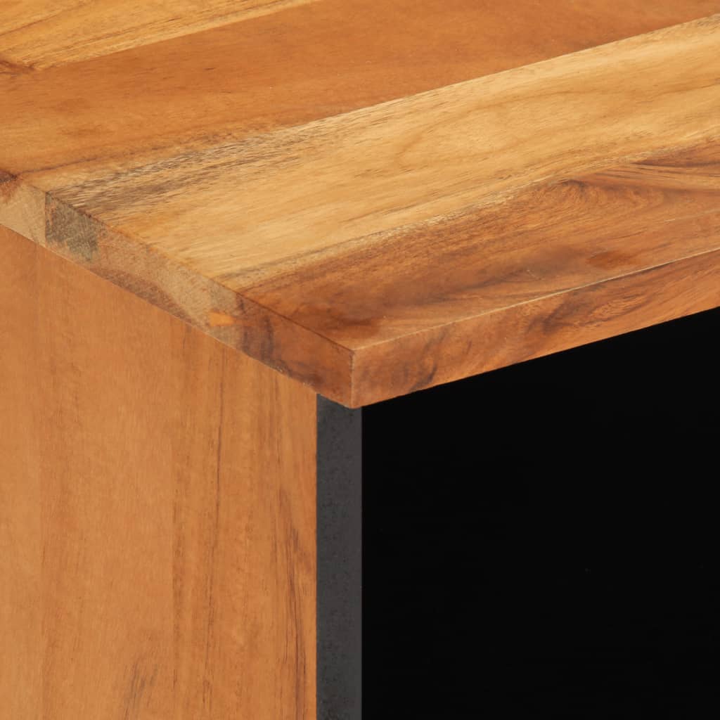 Móvel de TV 100x34x46 cm madeira de acácia maciça