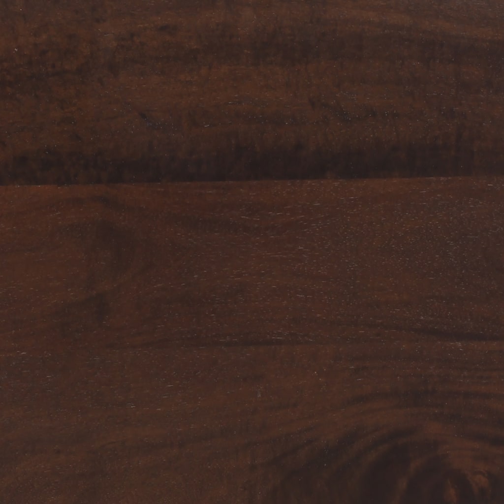 Móvel de TV 100x34x46 cm madeira de mangueira maciça castanho