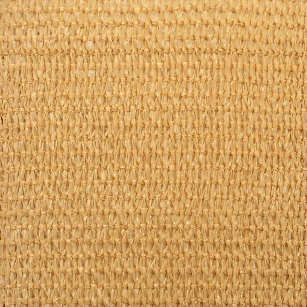 Para-sol estilo vela triangular 160 g/m² 5x5x6 m PEAD areia