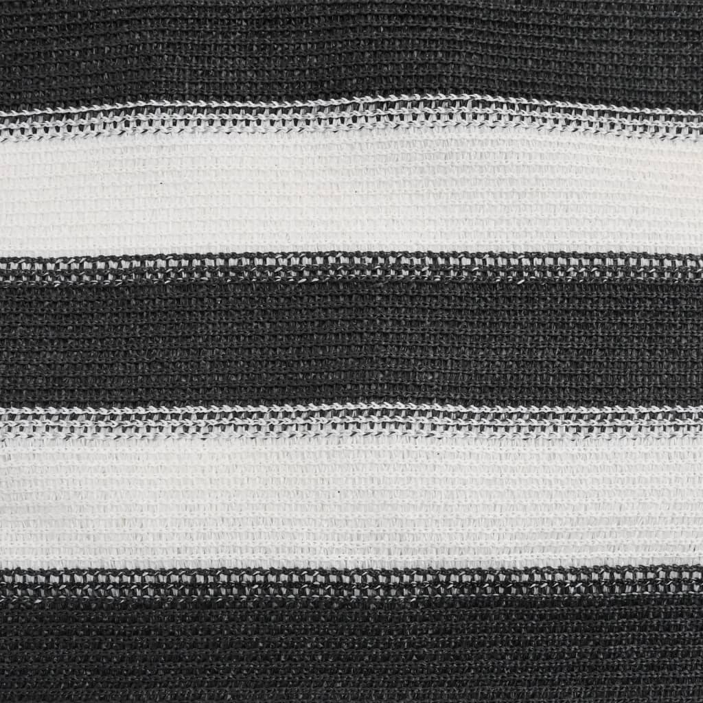 Rede de privacidade PEAD 75 g/m² 1,8x25 m antracite e branco