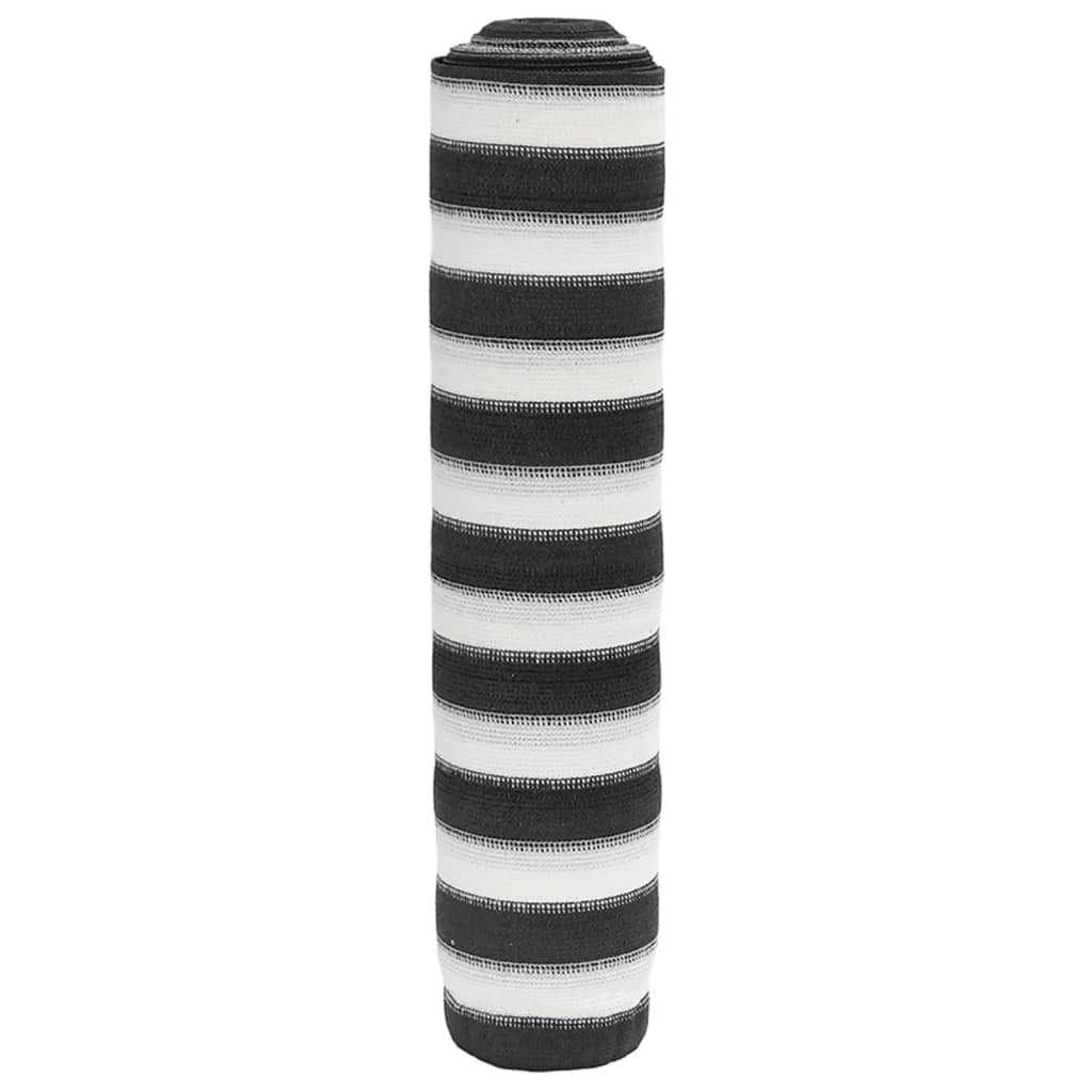 Rede de privacidade PEAD 75 g/m² 1,8x50 m antracite e branco
