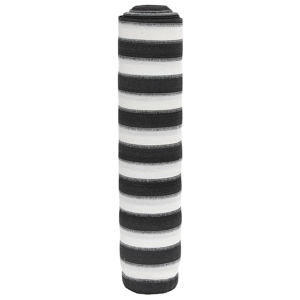 Rede de privacidade PEAD 75 g/m² 3,6x10 m antracite e branco