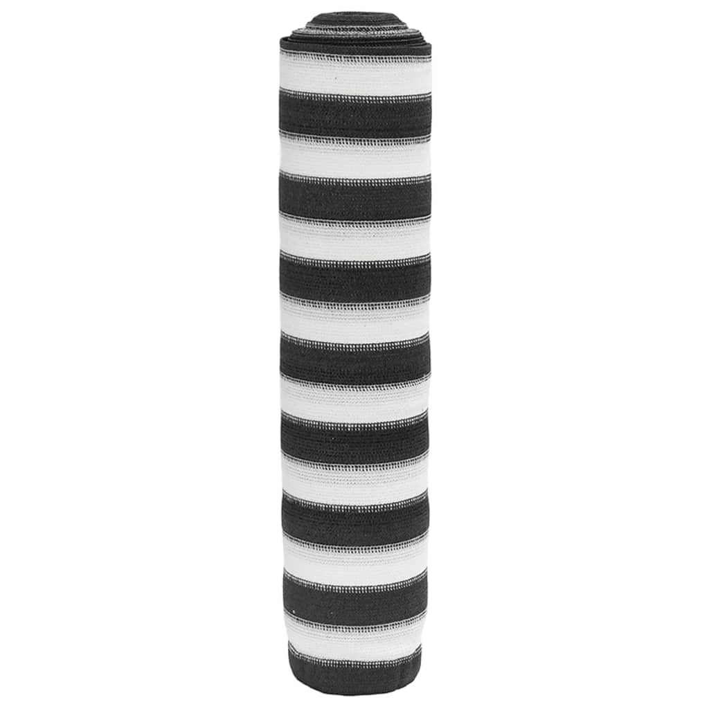 Rede de privacidade PEAD 150 g/m² 1,2x25 m antracite e branco