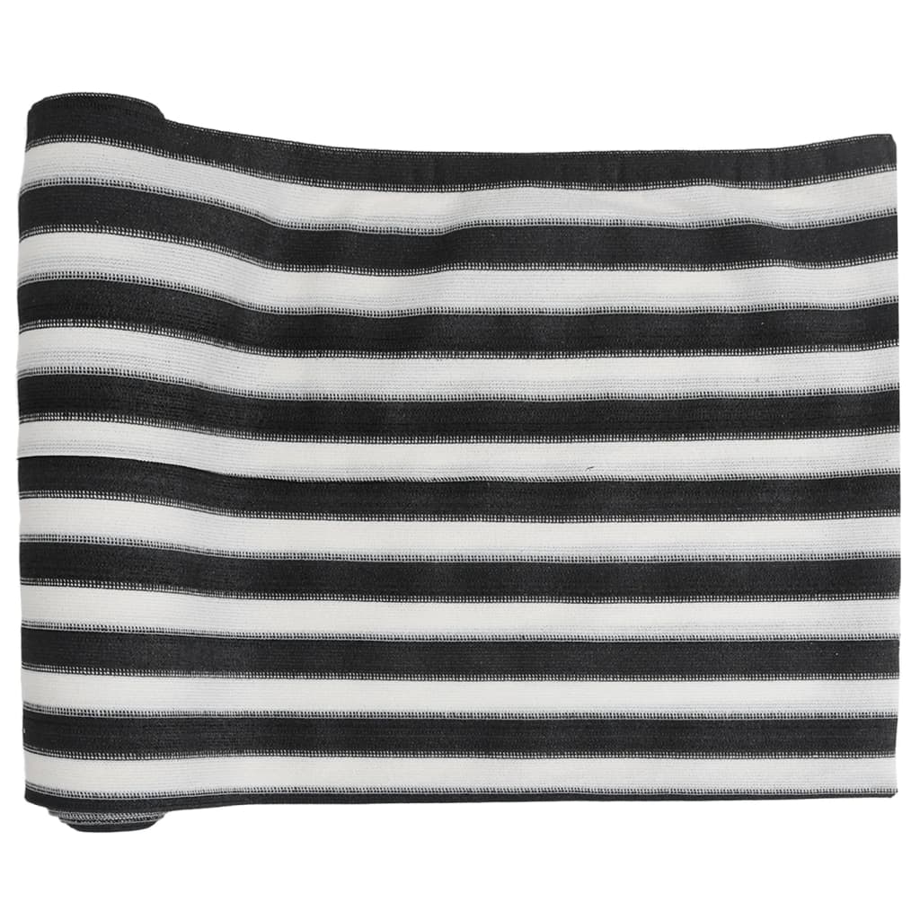 Rede de privacidade PEAD 150 g/m² 1,2x25 m antracite e branco