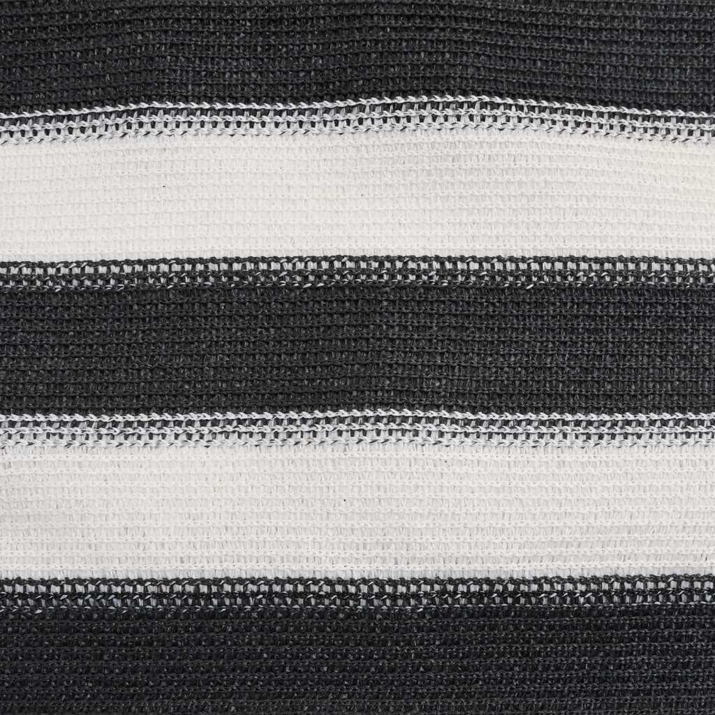 Rede de privacidade PEAD 150 g/m² 1,2x25 m antracite e branco