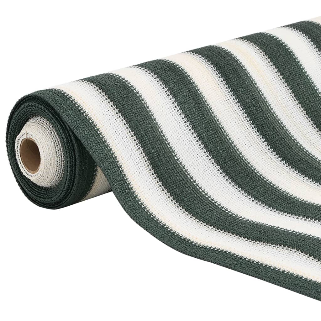 Rede de privacidade PEAD 75 g/m² 1,2x10 m verde e branco