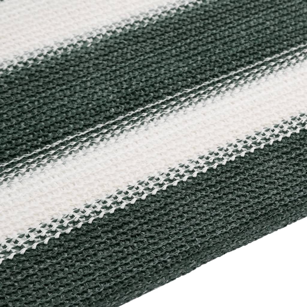 Rede de privacidade PEAD 75 g/m² 1,2x10 m verde e branco